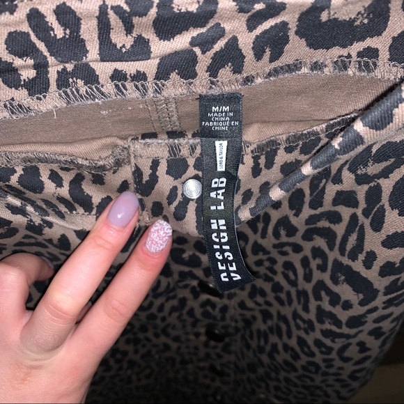 Design Lab cheetah print overall style dress - Picture 3 of 3